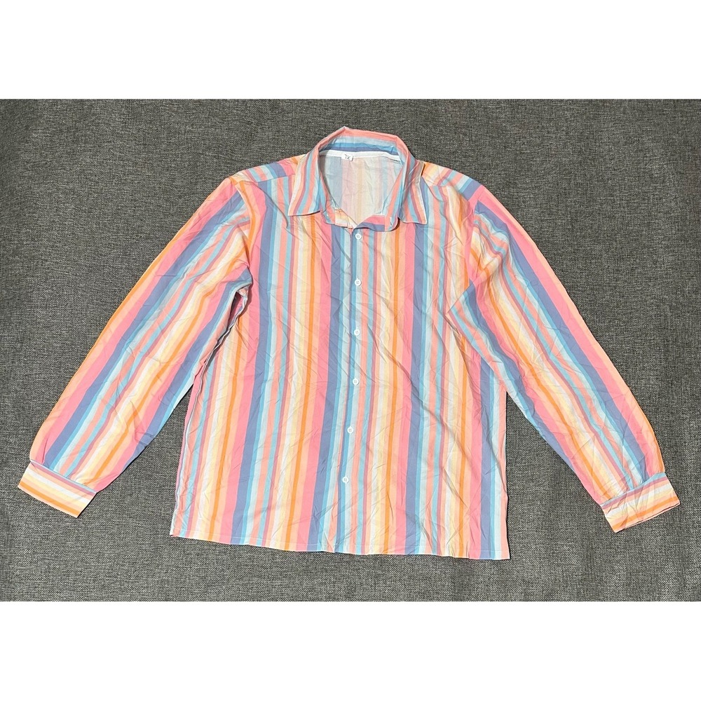 Unbranded Women's XL Striped Long Sleeve Shirt‎